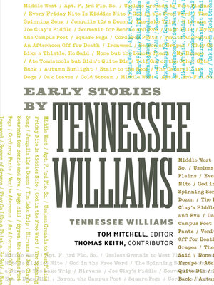 cover image of Early Stories by Tennessee Williams